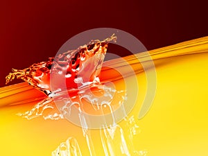 Lava splash