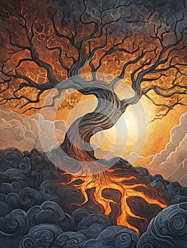 Lava tree