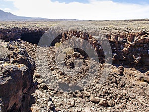 lava tube with climbing tops