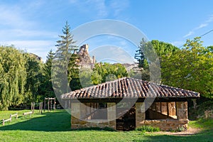 Lavadero medieval washing and laundry area Frias Spain photo