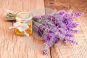 Lavander with aromatic oil