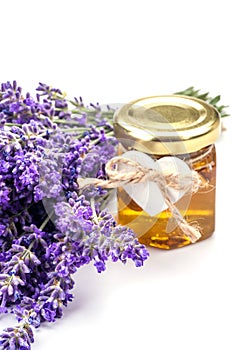 Lavander with aromatic oil