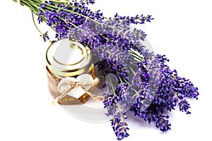 Lavander with aromatic oil