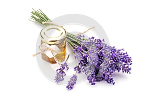 Lavander with aromatic oil