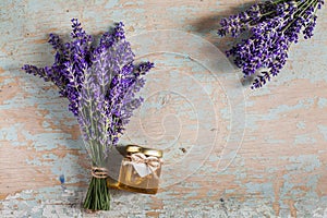 Lavander with aromatic oil