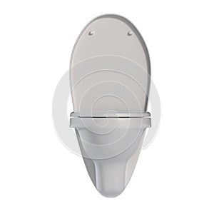 Lavatory pan isolated on a white background, bidet