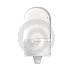 Lavatory pan isolated on a white background, bidet