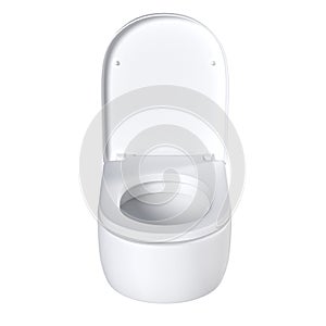 Lavatory pan isolated on a white background, bidet