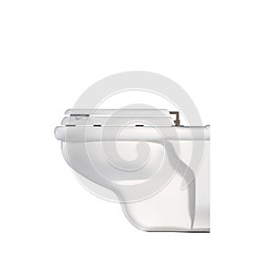 Lavatory pan isolated on a white background, bidet