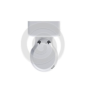 Lavatory pan isolated on a white background, bidet