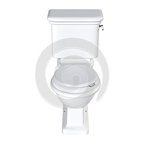 Lavatory pan isolated on a white background, bidet