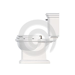 Lavatory pan isolated on a white background, bidet