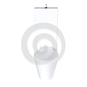 Lavatory pan isolated on a white background, bidet