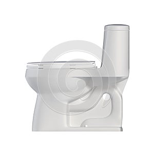 Lavatory pan isolated on a white background, bidet