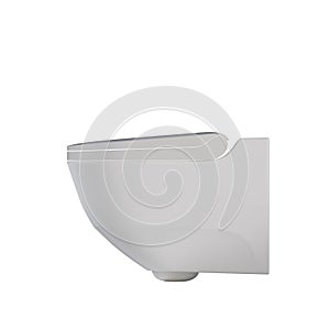 Lavatory pan isolated on a white background, bidet