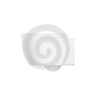 Lavatory pan isolated on a white background, bidet