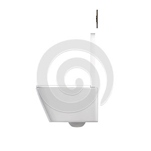 Lavatory pan isolated on a white background, bidet