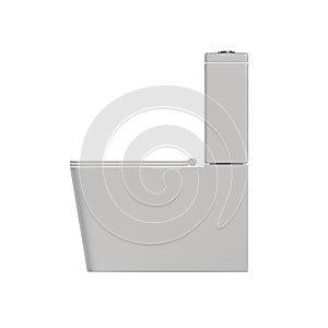 Lavatory pan isolated on a white background, bidet