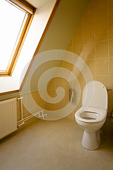Lavatory in a penthouse photo