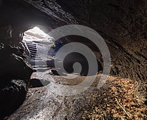 Etna lavatube - Grotta della Neve photo