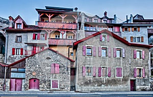 Lavaux, Swtzerland Medieval Building