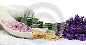 Lavender spa decoration