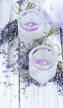 Lavender Candles