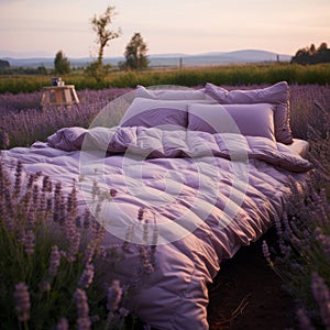 Lavender Dreams: A Tranquil Retreat with a Kingsize Comfort Oasis photo