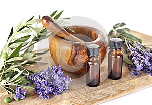 Lavender and essential oils