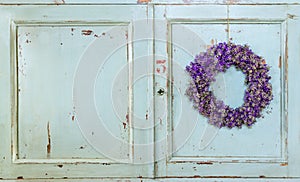 Lavender flower wreath img