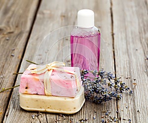 Lavender handmade soap bars