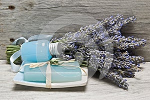 Lavender, and hygiene items.