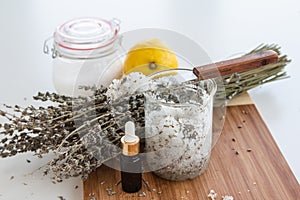 Lavender and Lemon Bath Salt set