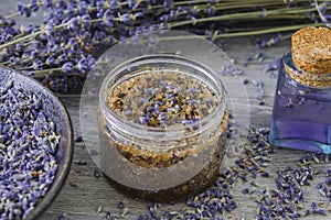 Lavender natural exfoliant