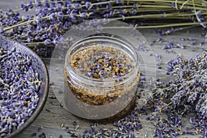 Lavender natural exfoliant