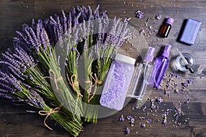 Lavender products and bouquets