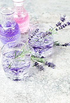 Lavender rose drink Summer tonik lemonade