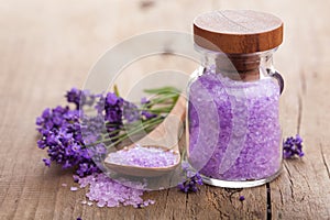 Lavender salt