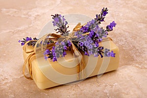 Lavender soap.