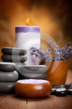 Lavender spa and aromatherapy