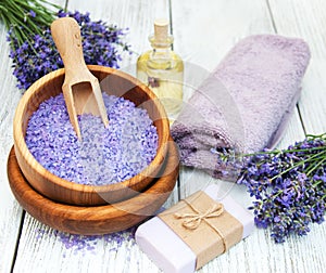 Lavender spa products