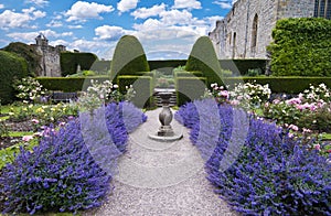 Lavender sundial photo