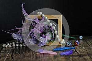 Lavenders and pearl photo