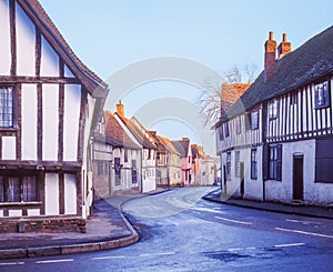 Lavenham Village in England