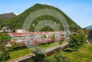 Laveno, Italy. Panoramic view