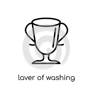 Laver of Washing icon. Trendy modern flat linear vector Laver of