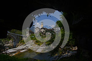 Lavertezzo village, Valle Verzasca, Ticino, Switzerland