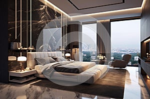 Lavish Luxury bedroom. Generate Ai