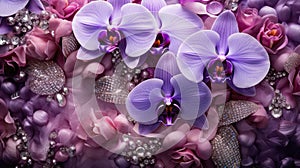 lavish luxury flower background