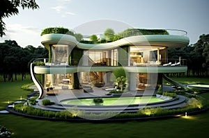 Lavish Luxury house. Generate Ai